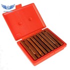 Steel Parallel Set 9 Pair 1 4 Inch Thick 6 Inch Long 0 0002 Inch Precision