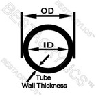 1 5 8    Od X 1 3 8  Id X 12    Inch Long Clear 1 8  Wall Acrylic Tube Plexiglass