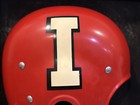 Rare 1960 s Indiana Hoosiers Full Size Football Helmet Plaque  Awesome Piece 