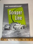 1952 Caterpillar Product Scraper Line Brochure Dozer Tractor Models Vintage 14pg