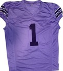 Kansas State Wildcats Bill Snyder Signed Lavender Custom Jersey Beckett Cert