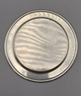 Vintage Balfour Pewter Coaster  gristmill  1994     Engraved Collectible 5 25 