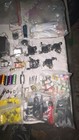 Complete Tattoo Kit  Power Supply  2-coil Liner shader  Grips  Ink