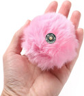 Pom Pom Balls removeable Button Faux Fur Pom Poms diy Creative Crafts Pom Poms  