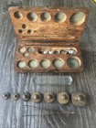 Vintage Laboratory apothecary Metric Brass Weight Set