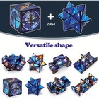2 In 1 Star Sky Cube Magic Cube Edc Toy Infinity Cube Fidget Toy Puzzle Twist To