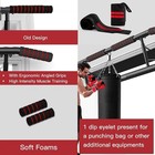 Amazefan Pull Up Bar Doorway With Ergonomic Grip - Fitness Chin-up Frame For Hom