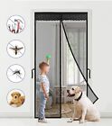 Magnetic Screen Door Mesh Curtain Durable Heavy Duty Mosquito Net Bug Hands Free