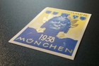 1938 Festsommer Munich German Poster Stamp Mnh Og Vf Condition Aryan Girl