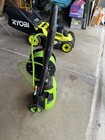 Green Electric Pressure Washer Wheel-mounted With Hose Reel   Spray Gun