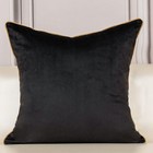 Floral Pillow Cover 18x18 Inch  Velvet Embroidered Decorative Farmhouse Accen   