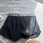 Under Armour Play Up Women   s Black Athletic Shorts Elastic Waist 3  Logo Size M