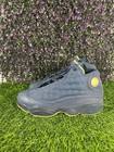 Nike Air Jordan 13 Retro Squadron Blue Boys Size 3y Yellow Suede 414574-405