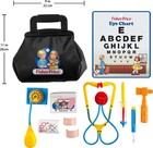 Fisher-price Medical Kit 11-piece Retro Doctor Bag   Tools Set For Pretend Play