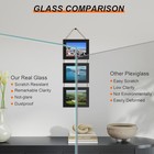 5x7 Picture Frames Collage  Real Glass Wooden Horizontal Hanging 3 5x7-h Black