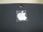 Sticker For Apple Logo Label Aufkleber Badge Silver Chrome Decal 8mm X 10mm