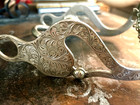 Nolte   Olson Vintage Sterling Silver High Port Curb Show Bit