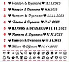 Customverse    Personalized Foam Glow Sticks For Parties  Weddings   Birthdays