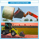 49  Hay Bale Spear Bucket Front Skid Steer Loader Tractor Dual Tine 3000 Lbs