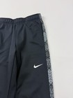 Nike Track Pants Youth Boys Medium Black Dri-fit Geometric Side Stripe Athletic
