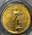 1908 St  Gaudens  20 Gold Double Eagle With Motto Pcgs Ms63