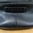 Coach Black Leather Waist Pouch
