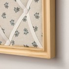 Arched 14 x18  Photo   Memory Collage Board With Patterned Fabric - Hearth