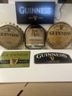 The Ultimate 6 Piece Guinness Wall Decor Set Led  Bottlecap 3 Metal Signs mirror