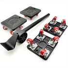 Heavy Duty Metal Furniture Moving Tool - 880lb Lift With Safety Roller