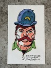 2009 Marvel Artist Sketch Card Dum Dum Dugan   Signed Original Art By Dick Ayers