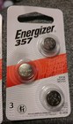 8x Energizer 357 303 - 3 Packs Batteries  1 5v Button Cell Battery  Expire  2028
