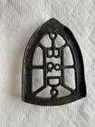 Antique Cast Iron Trivet- Holder For Sad Iron   Bless   Drake 6  Iron Stand Rare