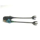 Vintage Sterling Silver And Enamel Forget Me Not Spoon