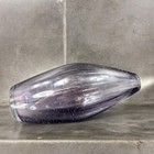 Seeded Art Glass Vase Vessel Light Purple With Small Air Bubbles All Over Glass