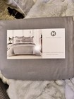 Hotel Collection  linen Modal  3 Piece King Duvet Set With Shams  Slate Gray New