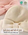 Baby Beanie Winter Hat Knitted Warm Cute Bow Infant Toddler Cuffed Cap