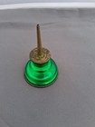 Vintage Eagle Oil Can Small Handy Oiler Green Translucent Plastic Thumb Pump