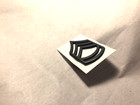 U s  Army Rank Chevron  Sgt  1st Class - Subd  Black Metal  clutch Back  1 Pc