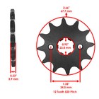 Front Drive Chain Sprocket For Honda Trx200d Fourtrax Type Ii 1991-1997 Teeth 12