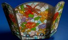 Meyda Tiffany Dragonfly Stained Glass Fireplace Screen Great Cond  Free Shipping