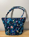 Vera Bradley Carson North South Tote Purse Bag Moonlight Garden Flowers Nwt