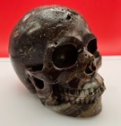 Natural Mexican Crazy Lace Agate Hand Carved Realistic Skull Crystal Healing 2lb