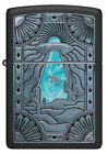 Zippo Cow Abduction Design Black Matte Windproof Pocket Lighter  218-110390