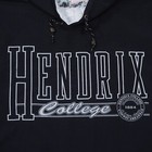 Vintage 90s Gear For Sports Hendrix College Pullover Jacket Mens Small Black