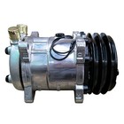Universal A c Compressor With Black 2pk Clutch Sd 508 Style 5h14 R134a V Belt