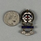 Vtg Methodist Sunday School Attendance 1-4 Year 1 20 10k Gold Fill Pin Pinback