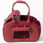 First-class Travel Pet Dog Carrier Bag  red  - Chic Pet Bags