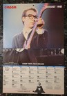 Blondie July 1980 Bob Guren Calendar 16  X 11  Creem Folded Nm