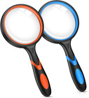 2pcs Upgrade 10x Magnifying Glass  Large Handheld Magnifier For Kids seniors 3 