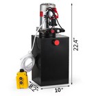 15 Quart Double Acting Hydraulic Pump Dump Trailer 12v Dc Unit Pack Power Unit